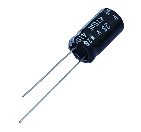 Capacitor eletrolítico 470uF x 25V