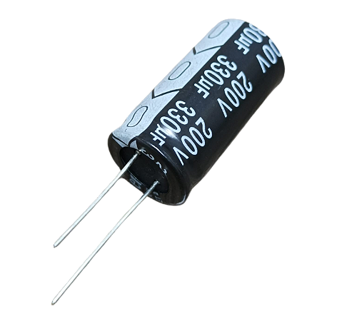 Capacitor eletrolítico 330uF x 200V