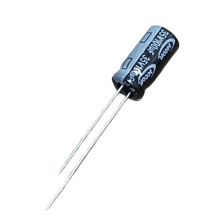 Capacitor eletrolítico 100uF x 35V