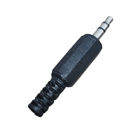 Plug P2 macho plástico stereo