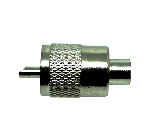 Conector UHF macho c/ redutor embutido