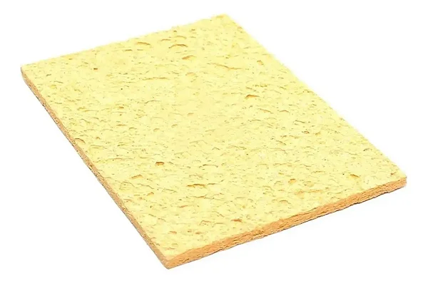 Esponja vegetal para limpeza ferro de solda