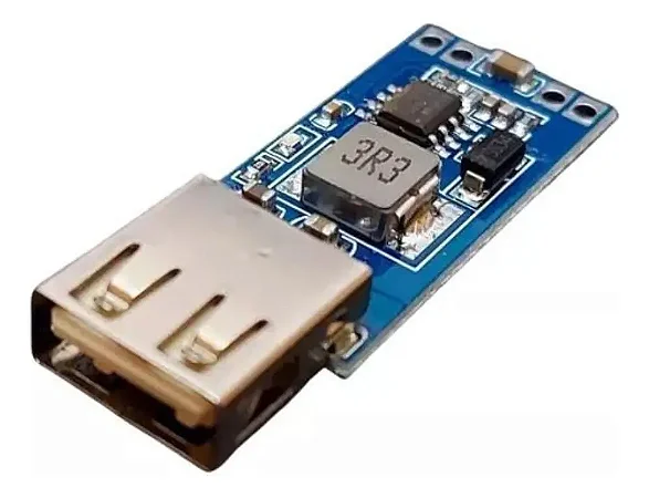 Módulo power 3A DC-DC 12V + 5V USB