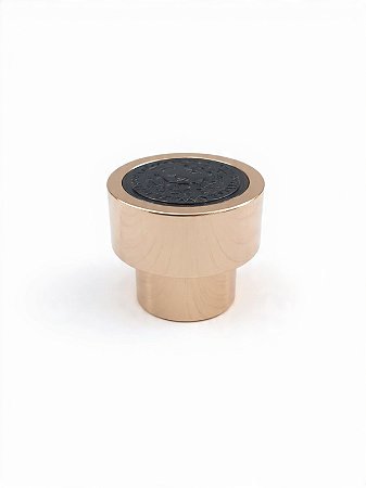Sobretampa UPLOCK diplomata dourada c/ preto