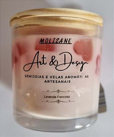 Vela Aromática queima limpa Romã