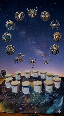 Coleção Zodíaco-PERSONALIZE COM O SEU SIGNO SOLAR, LUNAR E ASCENDENTE