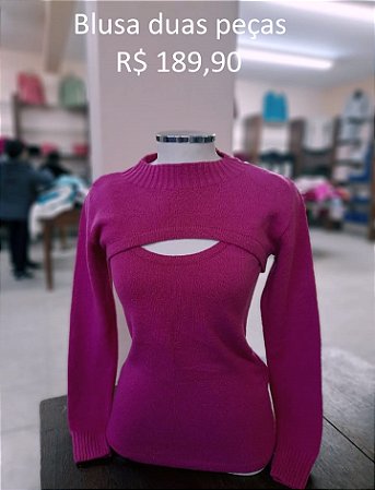 Blusa duas peças