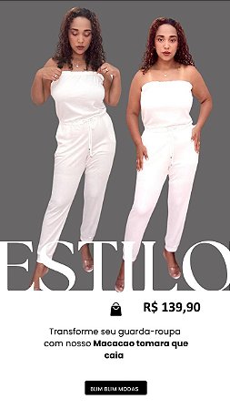 Macacão branco