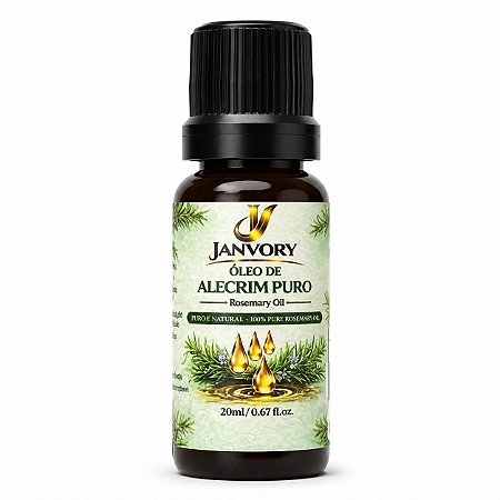 Óleo de Alecrim 100% Puro 20ml