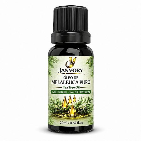 Óleo de Melaleuca (Tea Tree) 100% Puro – 20 ml