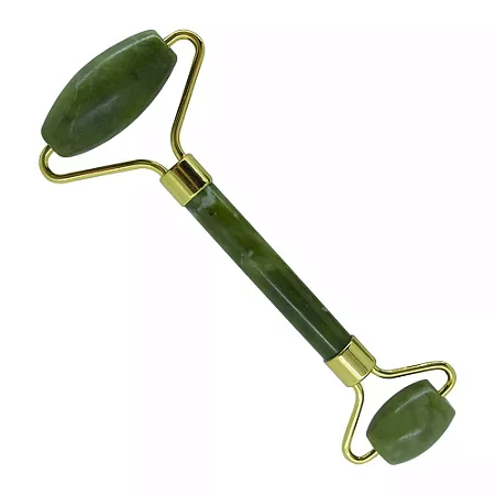 12 Rolos Facial de Jade Beauty Roller Massageador Facial em Pedra