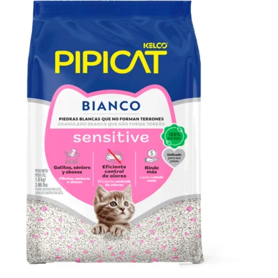 Granulado Sanitario Pipicat Bianco Sensitive 1,8 KG