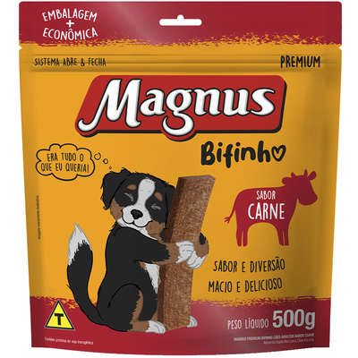Bifinho Magnus para Cães Adultos Sabor Carne 500G