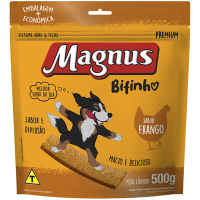 Bifinho Magnus para Cães Adultos Sabor Frango 500G