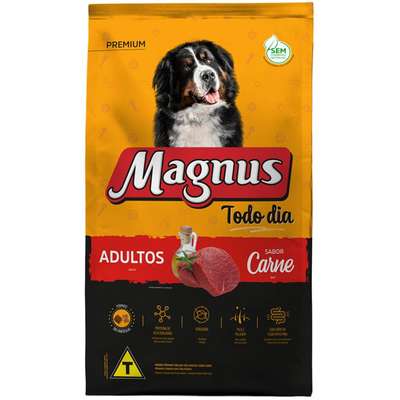 Ração Magnus Todo Dia Carne para Cães Adultos 20KG