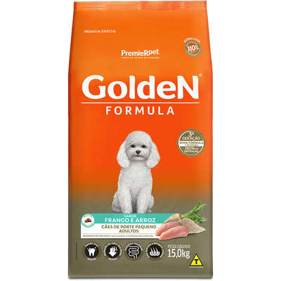 Ração Premier Golden Formula Cães Adultos Frango e Arroz Mini Bits 3kg
