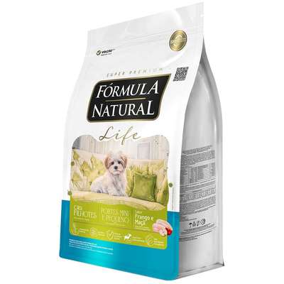 Ração Fórmula Natural Life para Cães Filhotes Raças Mini e Pequena 2,5kg
