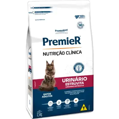 Ração Premier Nutrição Clínica Urinário para Gatos 1,5kg