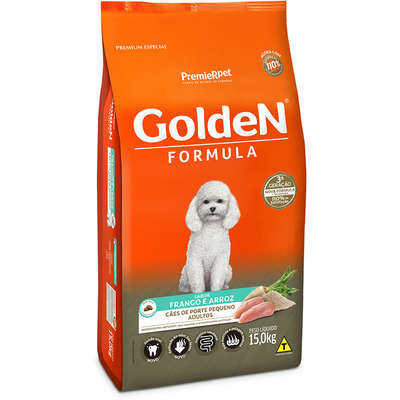 Ração Premier Golden Formula Cães Adultos Frango e Arroz Mini Bits 15kg