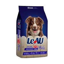 Ração Leau Adulto Carne para Cães de Todas as Raças 15kg