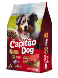 Ração Capitão Dog para Cães Adultos Sabor Carne 14kg