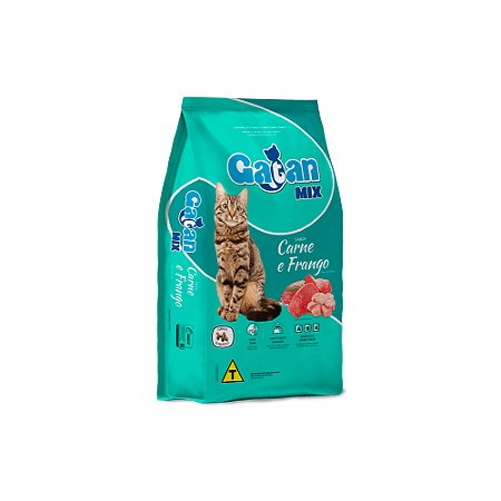 Ração Gatan Sabor Mix de Carne e Frango para Gatos Adultos 20kg