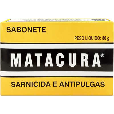 Sabonete Matacura Sarnicida e Antipulgas para Cães