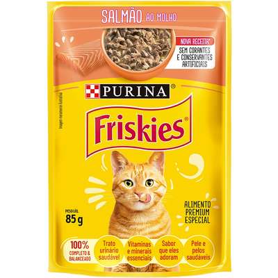 Friskies Sachê Salmão ao Molho 85g