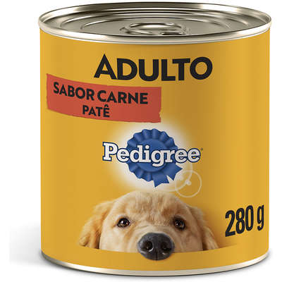 Patê Pedigree Lata Adulto Carne 280g