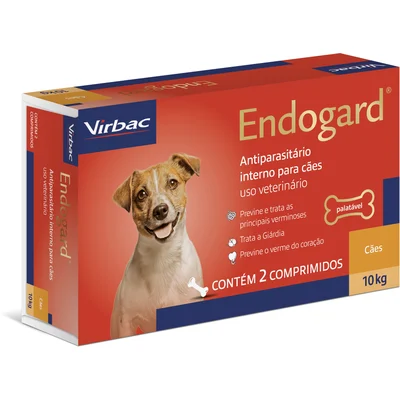 Vermífugo Virbac Endogard para Cães até 10 Kg