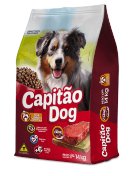 Ração Capitão Dog Cães Adultos Sabor Carne (Kg)