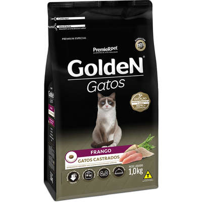 Ração Golden Gatos Castrados Frango (Kg)