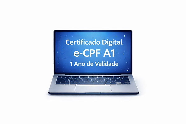 Certificado Digital e-CPF A1 1 Ano de Validade