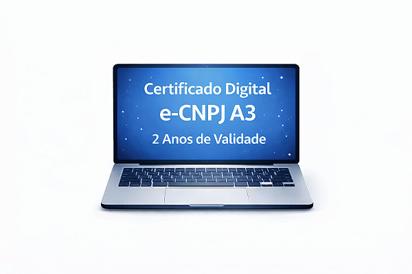 Certificado Digital e-CNPJ A3 2 Anos de Validade
