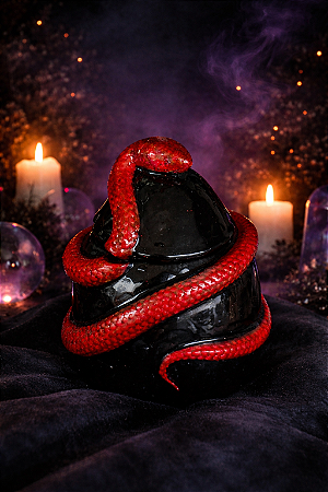 Vela Lilith (Vermelha e Preta)
