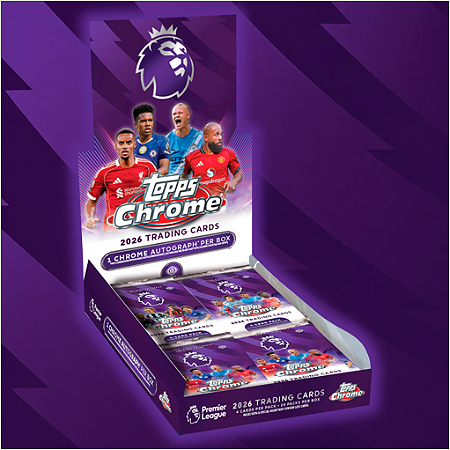 #10 - Break Rookie Prime - Chrome Premiere League 2026 - Spot + Sorteio - 1 Hobby Box (80 cards)
