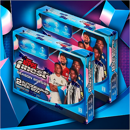 52 - Break Rookie Prime - Finest UEFA Club Competitions 2025/26 - 2 Hobby Box (120 Cards)