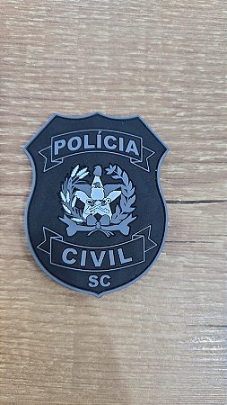 Brasão PCSC Negativo