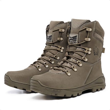 Bota Militar Acero Tiger Caqui PMSC