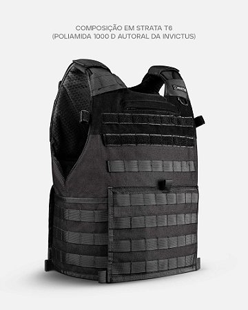 Capa de Colete Vulcano 2.0 - Preta