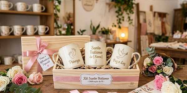 Xicaras Personalizadas - BATIZADO
