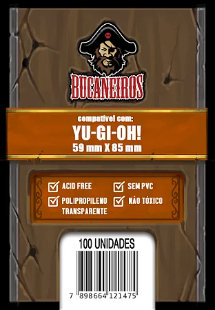 Sleeve Yu-gi-Oh (59 x 86) Bucaneiros
