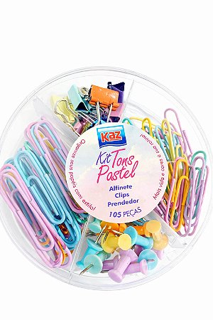 Kit de Clipes, Alfinetes e Prendedores