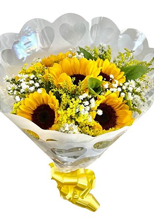 Buquê de Girassol com 6 unds. Especial