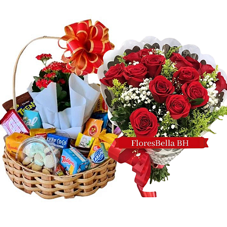 Kit Especial ( Mini Clean + Buque de 12 Rosas)