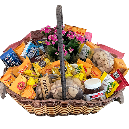 Cesta de café da manhã Luxo Premium