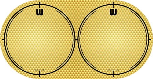 KICK PATCH WILLIAMS KEVLAR - DOT DUPLO AMARELO