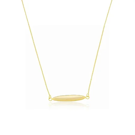 COLAR BARRA CLASSIC B. OURO 18K