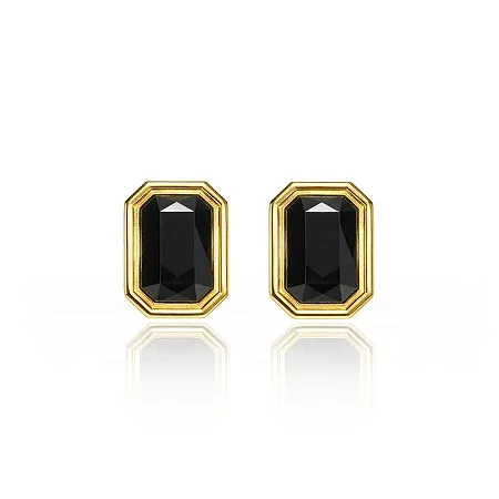 BRINCO CORA BLACK B. OURO 18K