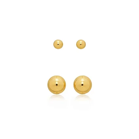 KIT BRINCO DUO ESFERA B. OURO 18K
